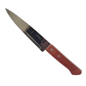 Faca para Cozinha 6" e 8" - Cabo de Madeira, Aço Inox 28cm ou 33cm - Carnes, Frango, peixe, legumes - PANAMI
