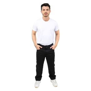 Calça profissional operacional masculina brim cós meio elástico