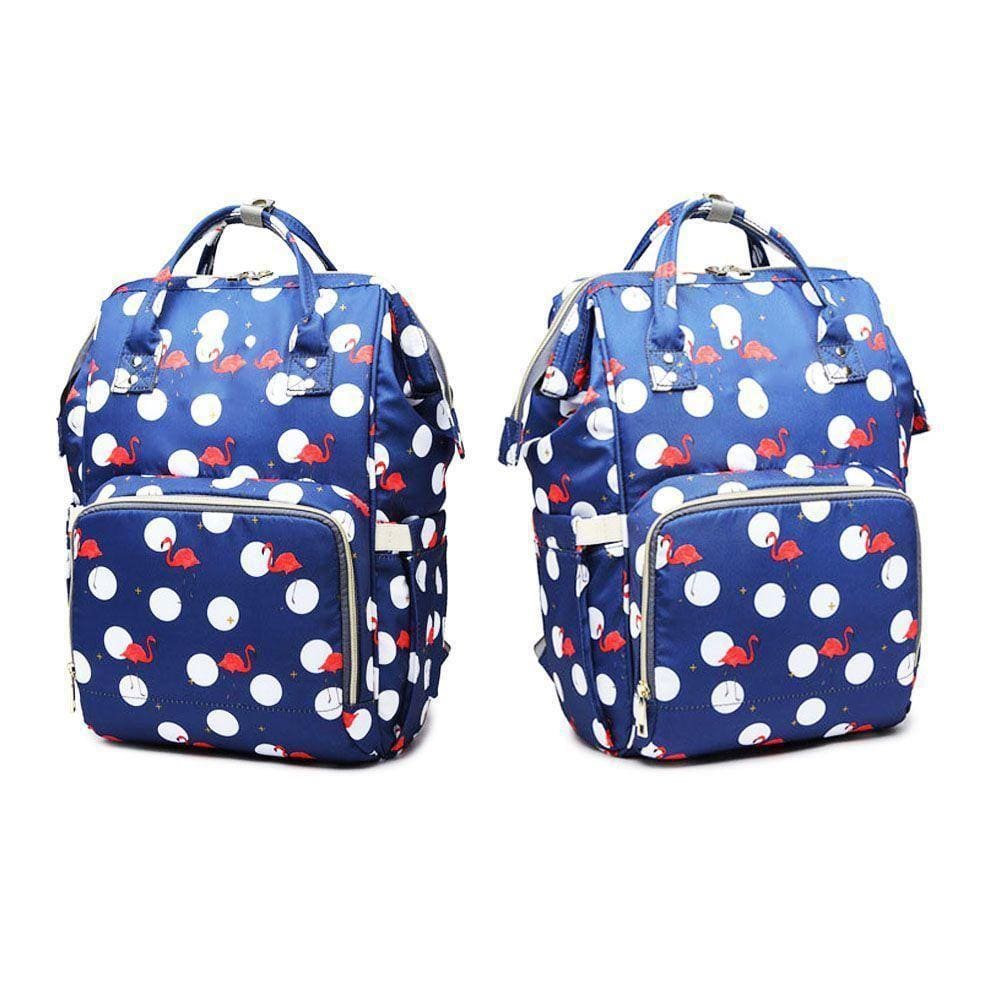 Mochila Maternidade Bebe Bolsa Azul Multifuncional