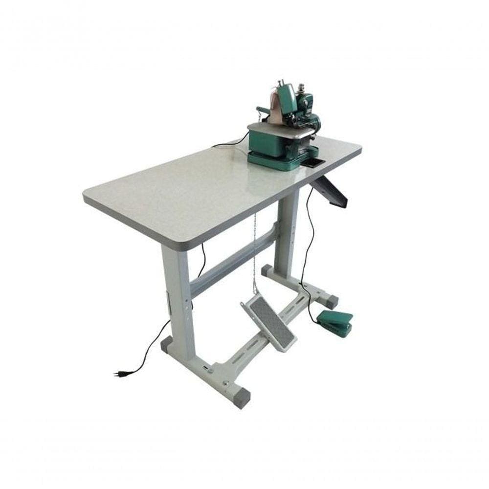 Overloque Semi Industrial Com Bancada E Motor Acoplado 110v