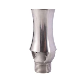 Bico Geiser Em Aço Inox Para Fonte, Chafariz E Lagos Efeito Espuma 35mm Entrada Rosca De 3/4"