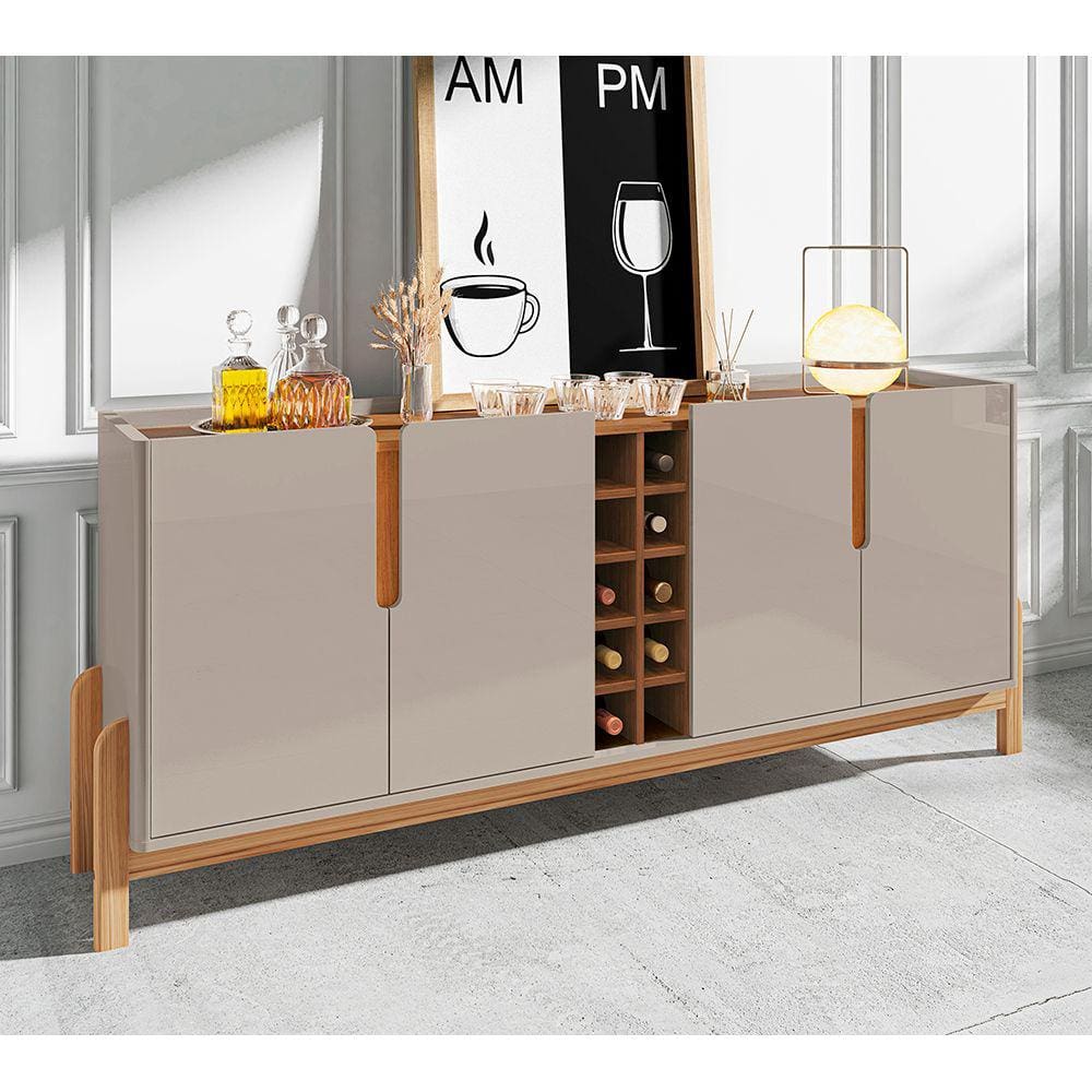 Buffet 04 Portas Lizz 190 cm Off White Cedro Casa D