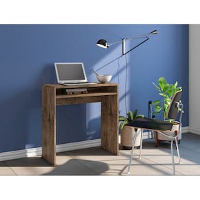 Escrivaninha Mesa Para Computador Aruba Cor Branco - Brienza