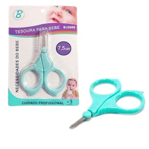 Tesourinha Para Unha Do Bebê Ponta Redonda 7.5 cm - tesoura bebe - Cuidados Cortador - PANAMI