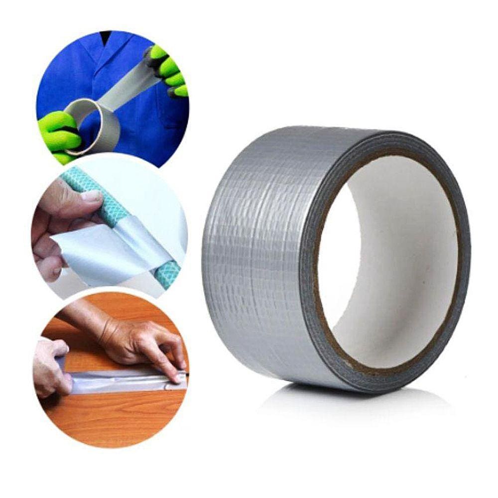 Fita Adesiva Silver Tape Cinza 48mm x 10 metros - Starfer