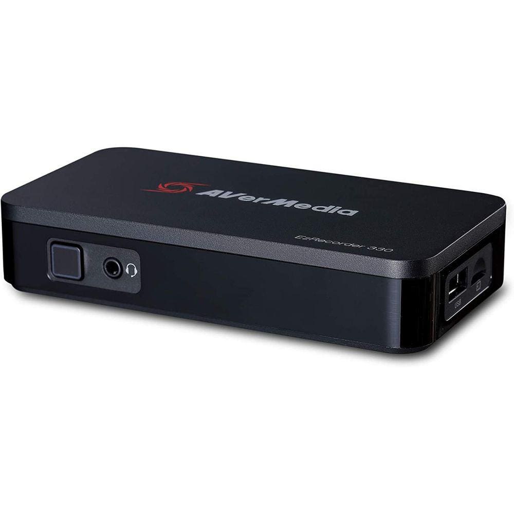 AVerMedia EZRecorder 330G.4K Pass-Through e Gravação 1080p, Gravador HDMI, PVR, DVR, Agendamento de Gravação, IR Blaster, Edição Sem PC, (ER330G)