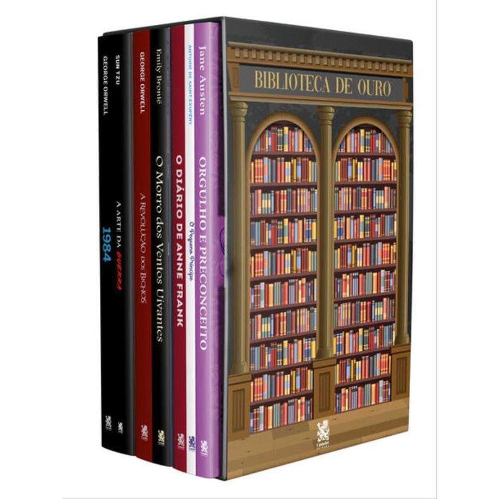 Coleção Biblioteca De Ouro - Box Com 7 Livros
