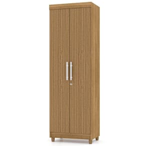 Armário Multiuso Cozinha Lavanderia 2 Portas Aline V02 Nature/Brisa - Mpozenato