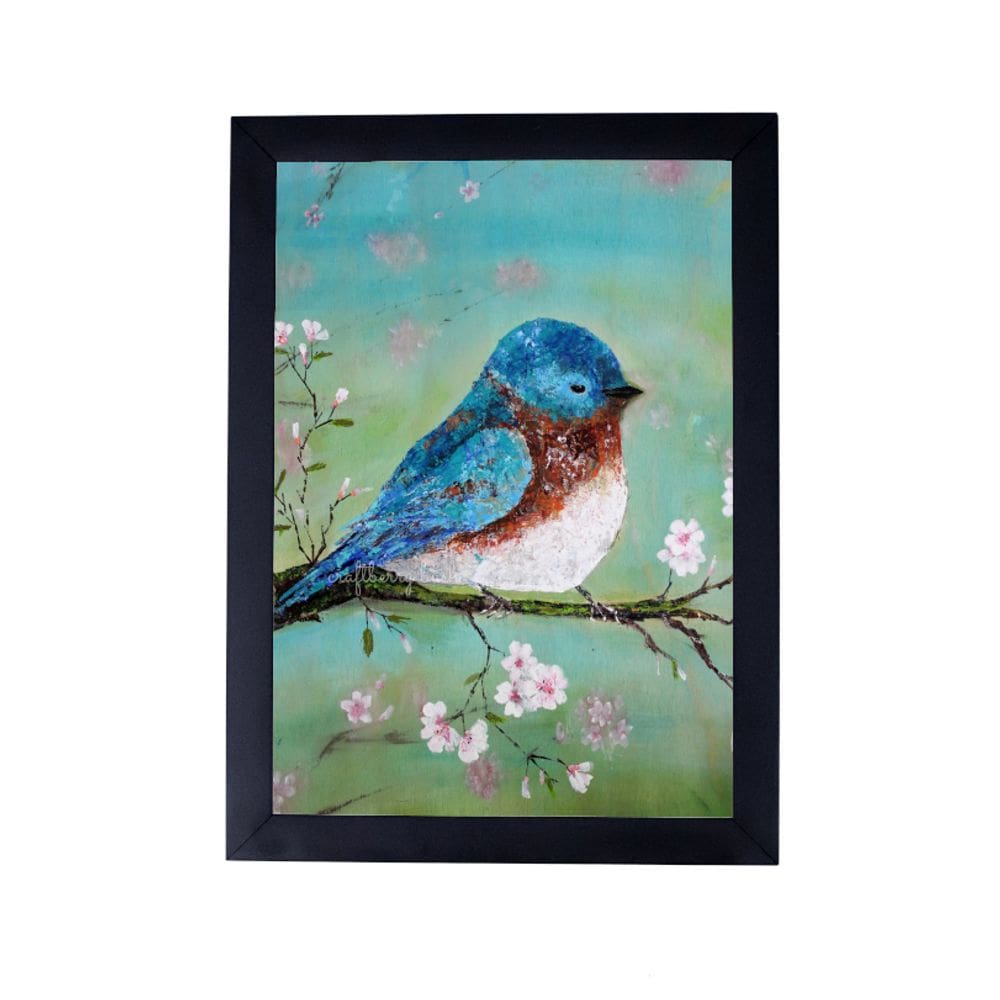 Lindo Quadro decoração personalizada pássaro P8438