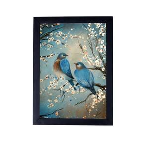 Quadro decoração personalizada arte pássaros P8432
