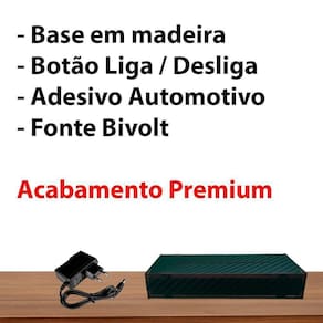 Luminária Led 3D Pulmão Pneumologista Abajur Luxo Amarelo