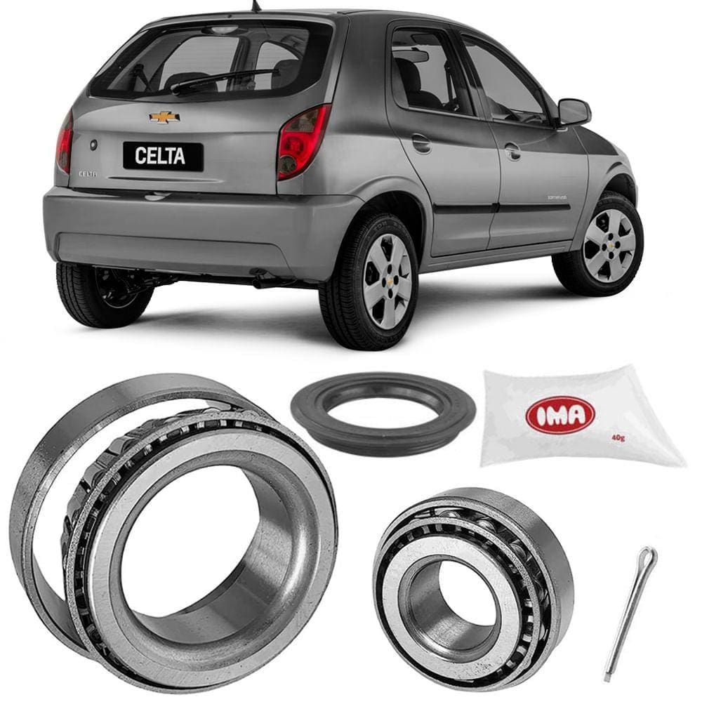 Kit Rolamento Roda Corsa Celta Prisma 94 a 2019 Traseiro