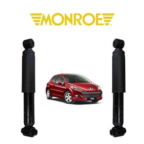 02 Amortecedor Peugeot 207 2008 A 2014 Traseiro Monroe