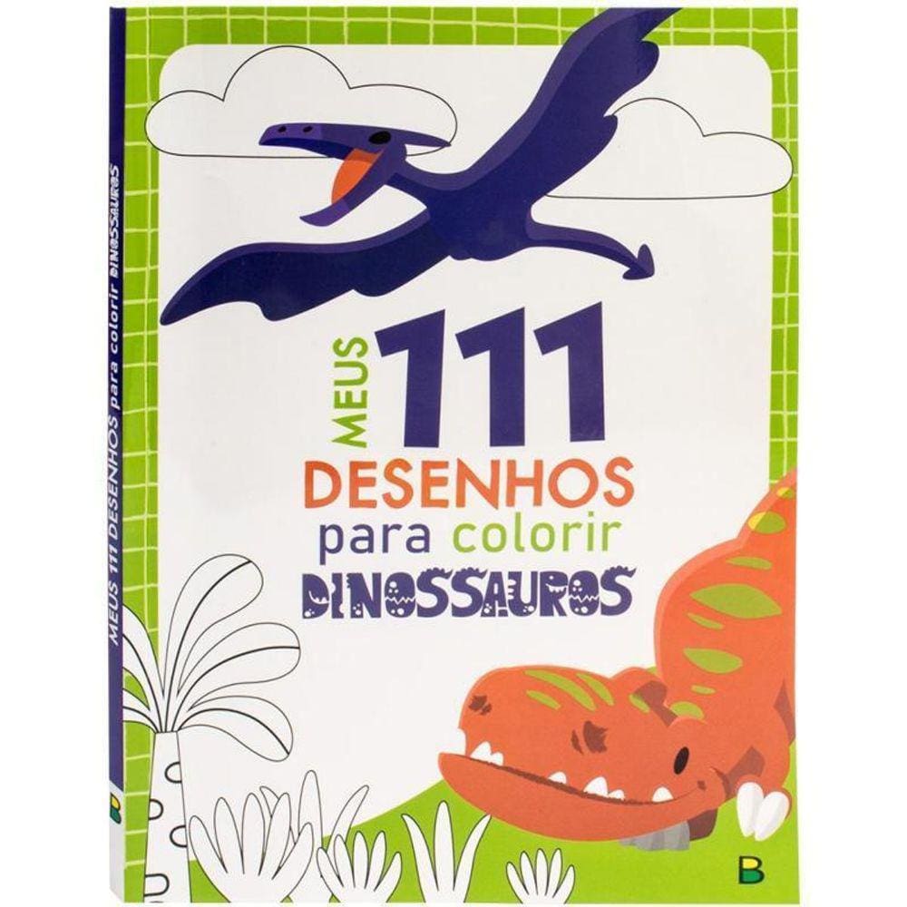 Livro 101 Primeiros Desenhos Dinossauros