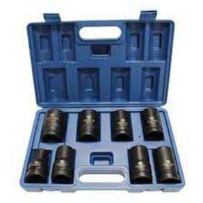 Jogo Soquete Impacto Longo 1 8Pcs 19 24 27 30 32 33