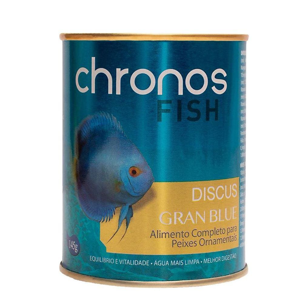 Ração Chronos Fish Discus Gran Blue 145g Peixes Ornamentais