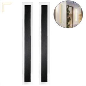 Kit 2 Arandela Area Externa Borda Luminosa 60 Cm Sala Led Bet03