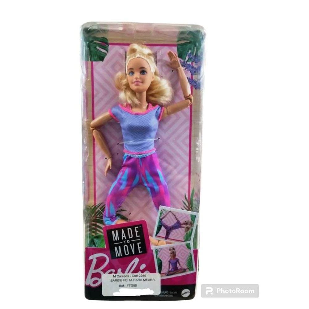 Barbie Nova Made To Move Aula De Yoga Ruiva Mattel Ftg80 - Boneca Barbie -  Magazine Luiza