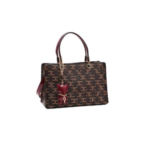 Bolsa Chenson Monograma Cristal Com Divisórias Café
