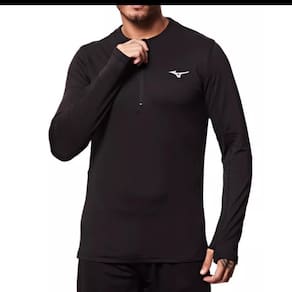 Camiseta Térmica Mizuno Masculina Lisa Conforto Esporte