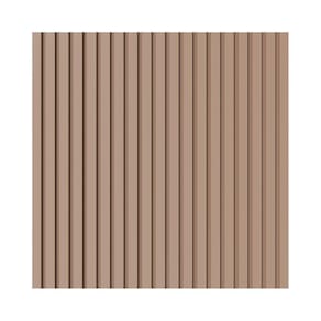 Painel Ripado Eva Laminado Autocolante 10cm Play Metro M² Creme