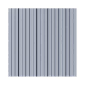 Painel Ripado Eva Laminado Autocolante 10cm Play Metro M² Azul