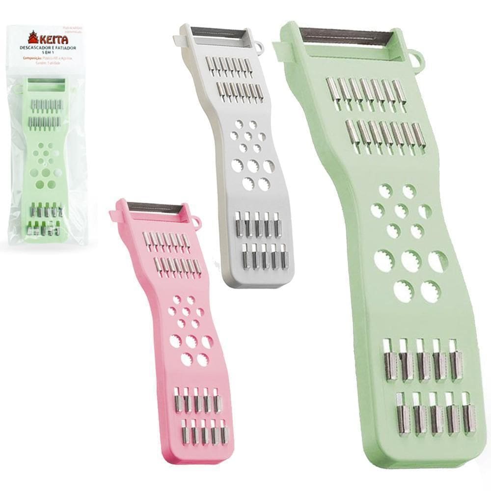 Cortador De Inox / Plastico 5 Em 1 Colors 17,5X5Cm Na Solapa