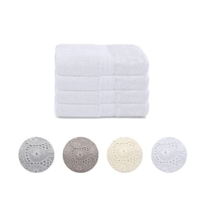 Kit Toalha De Mão Renascença Fio Egípcio Buettner 4pç Lavabo