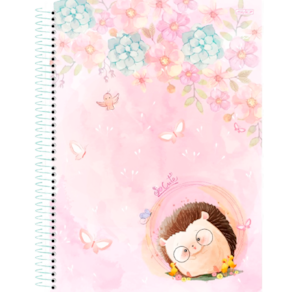 Caderno Universitário 1 Matéria So Cute Rosa São Domingos