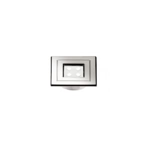 Luminaria Spot de embutir para Móveis MDF MadeiraLuminaria Spot de embutir para Móveis MDF Madeira Quadrado Cromado 3000k Branco Quente Luz Amarela