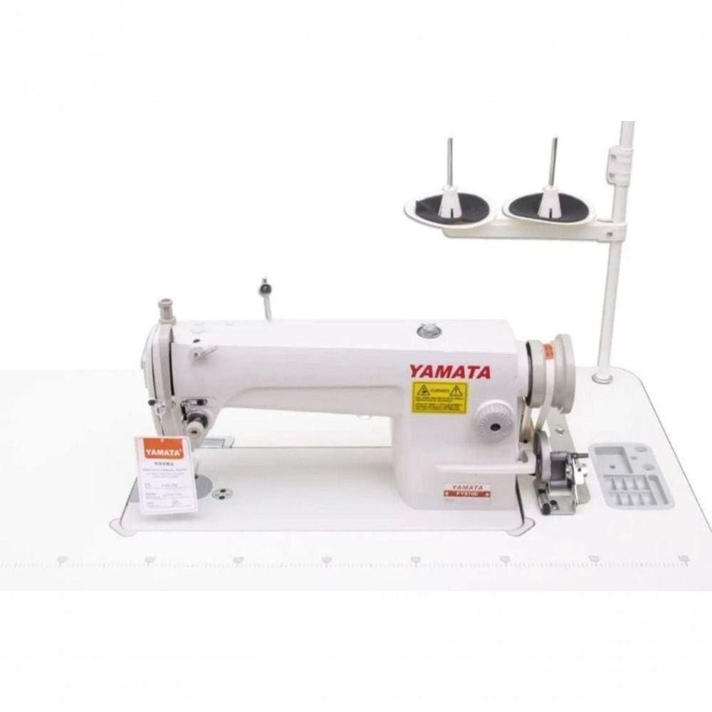 Máquina De Costura Reta Industrial Yamata + 13 Itens + Viés