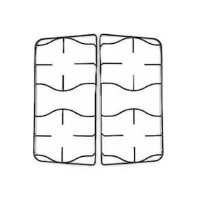 Kit Grelha Trempe Grade Para Fogão Esmaltec Topazio 4 Bocas