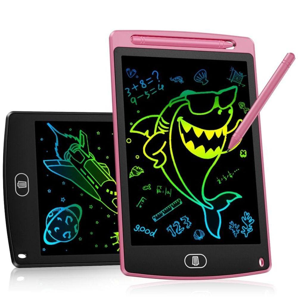 Tablet Infantil LCD Lousa Magica Escrita Colorida Para Desenho e Estudo - 12 Polegadas