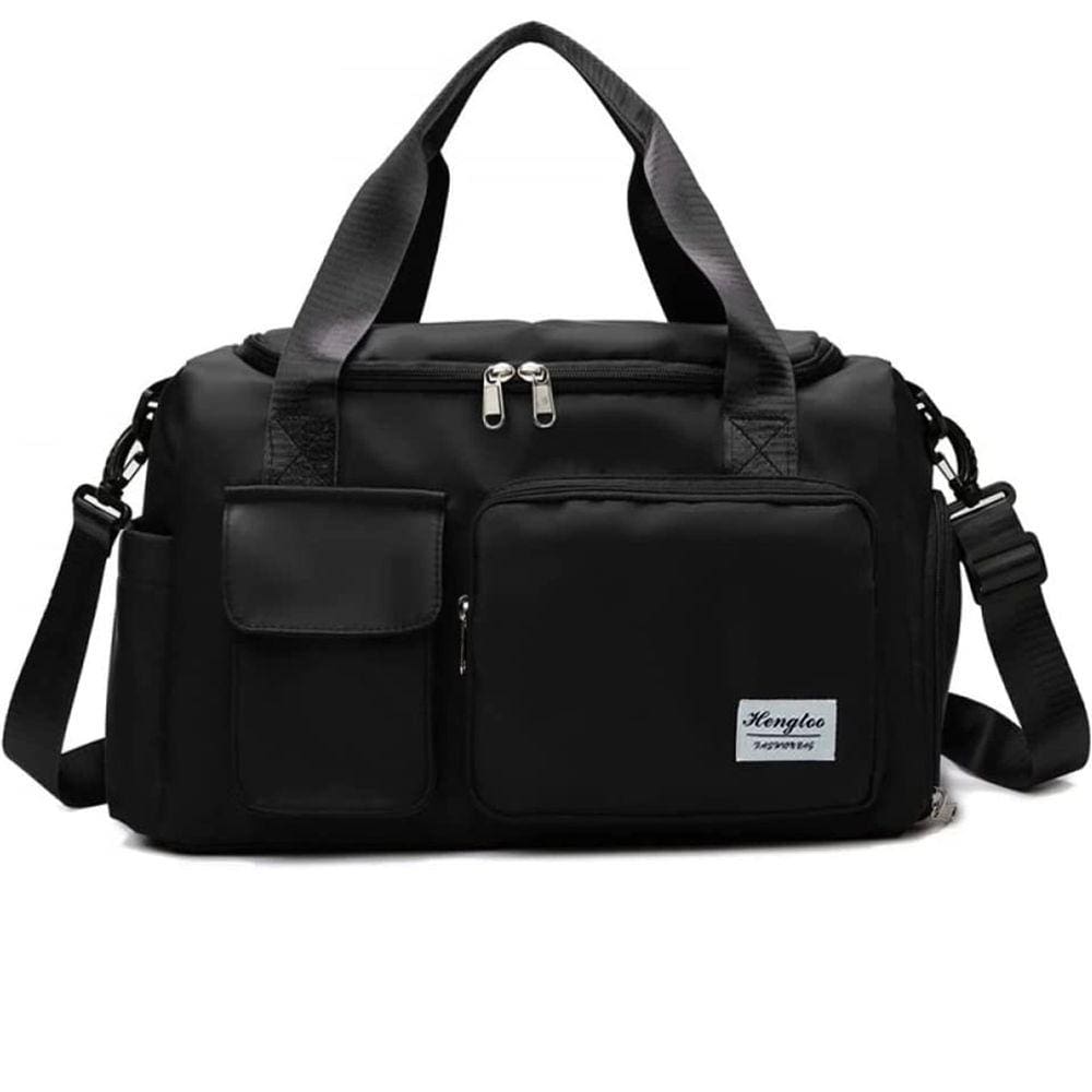 Bolsa Mala com Porta Tênis Lorben Impermeável Unissex Alça Regulável Academia Viagem GT6249