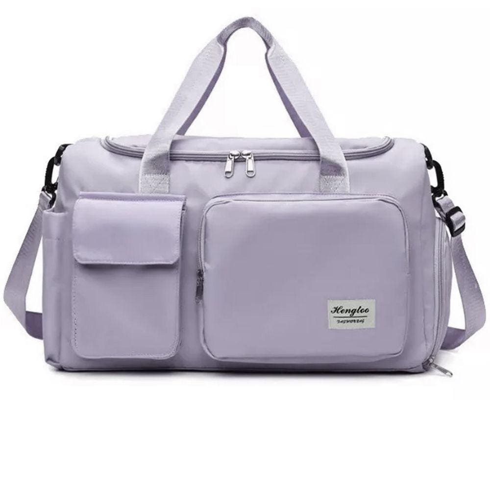 Bolsa Mala com Porta Tênis Lorben Impermeável Unissex Alça Regulável Academia Viagem GT6249