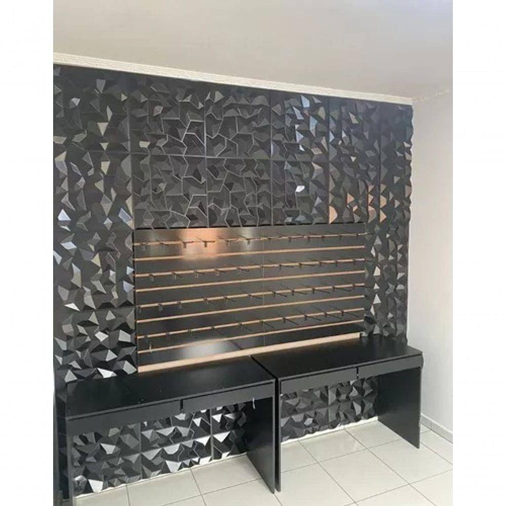 Placa Revestimento Painel 3D Parede Revelo Kit C/ 25 Unids