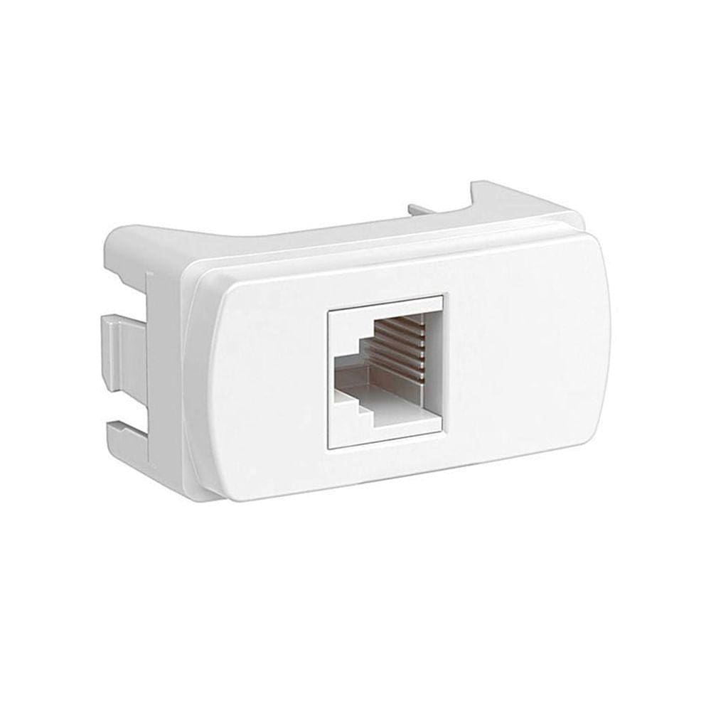 Módulo Tomada RJ11 Branco Miluz Schneider