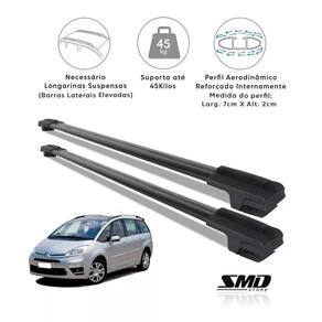 Travessa Teto Aluminio Preto C4 Grand Picasso 2007 À 2016