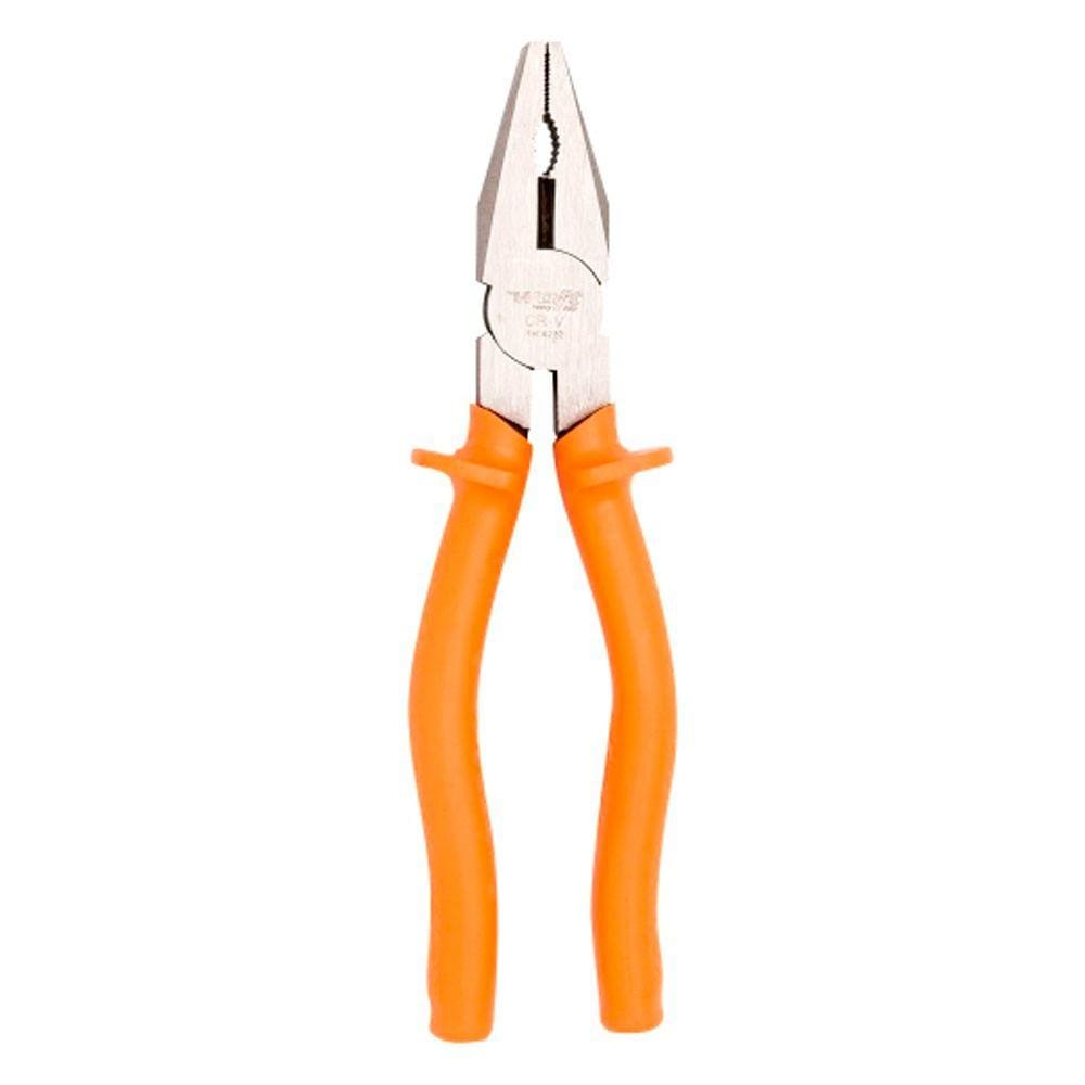 Alicate Universal 8 Pol CRV Laranja Isolado 1000v Waft