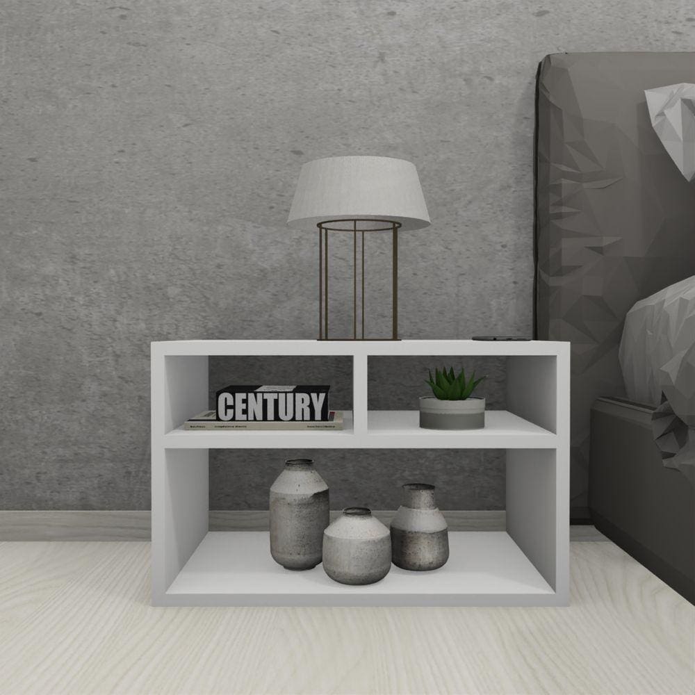 Mesa de Cabeceira Suspensa Mesa de Apoio 50x40 Nicho Mdf
