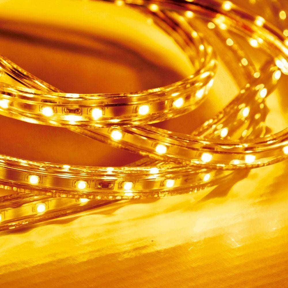 Fita Led Taschibra 5w/m Ip67 110v Alta Proteção Cores Metro Laranja