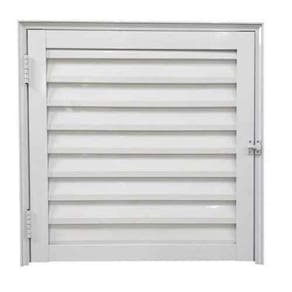 Porta de Alumínio para Alçapão 80x60cm Rede Móveis Branco