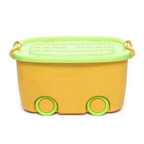 Caixa Coleção Soft Neon Pequena Plástica com Alça e Tampa
