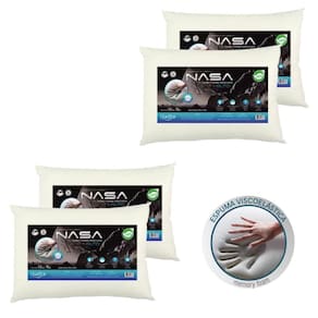 Kit Casal Travesseiro Da Nasa Alto Macio Antialérgico
