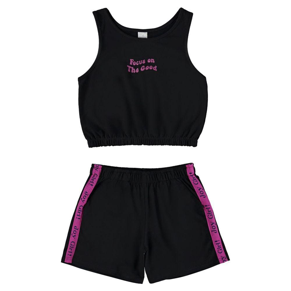 Conjunto Blusa e Shorts Juvenil Menina Malwee 101803