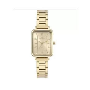 Relógio Dourado Feminino Technos Mini Gl32Am/1X