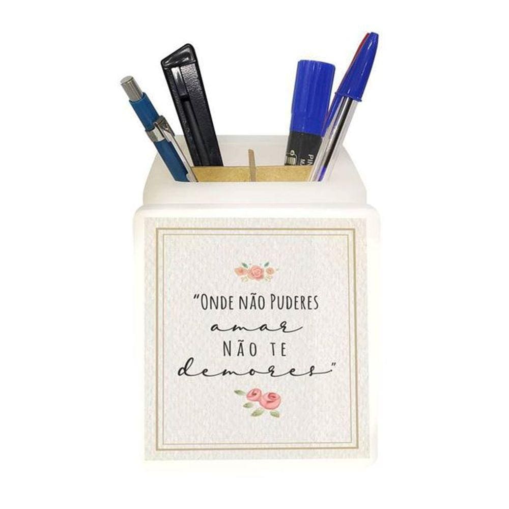 Organizador de Mesa Iluminado Não Demores