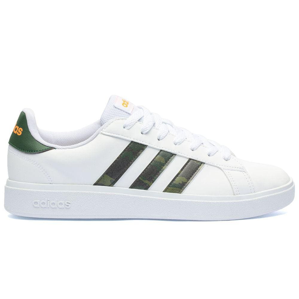 Tenis adidas com faixa 2024 preta