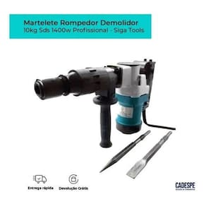 Martelete Rompedor/Perfurador 1600W Sds Max Profissional