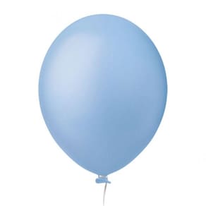 Balão 5 Azul Claro Happy Day 50un
